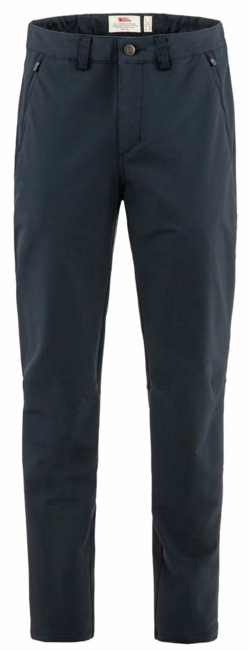 フェールラーベン メンズ カジュアルパンツ ボトムス Fjallraven Men's Abisko Winter Stretch Trousers Dark Navy