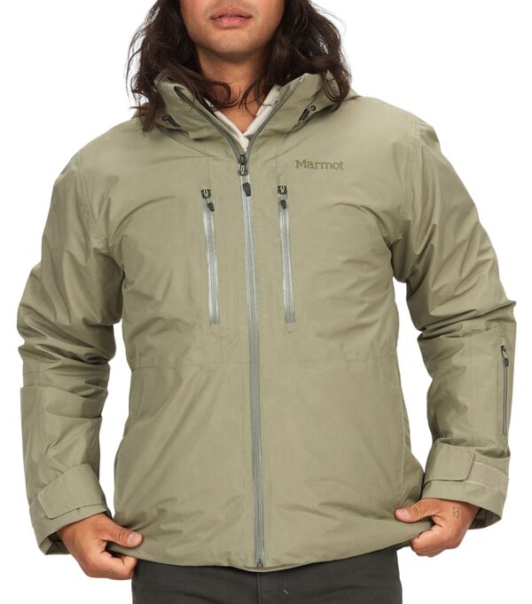 マーモット メンズ ジャケット・ブルゾン アウター Marmot Men's GORE-TEX KT Component 3-in-1 Jacket Vetiverの通販は