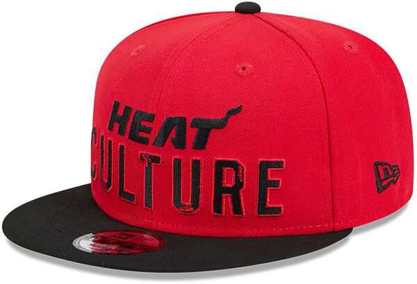 ニューエラ メンズ 帽子 アクセサリー New Era Adult 2024-25 City Edition Miami Heat 9Fifty Adjustable Hat