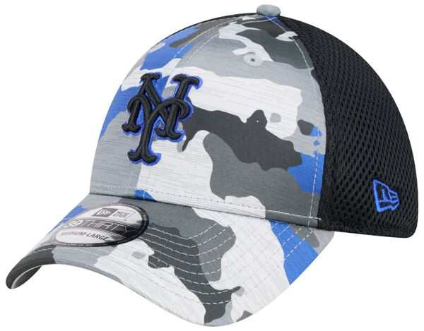 ニューエラ レディース 帽子 アクセサリー New Era Adult New York Mets Black Active 39Thirty Stretch Fit Hatの通販は