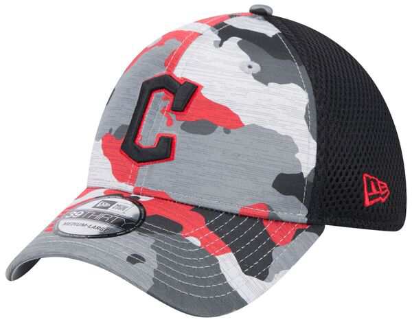 ニューエラ レディース 帽子 アクセサリー New Era Adult Cleveland Guardians Black Active 39Thirty Stretch Fit Hatの通販は