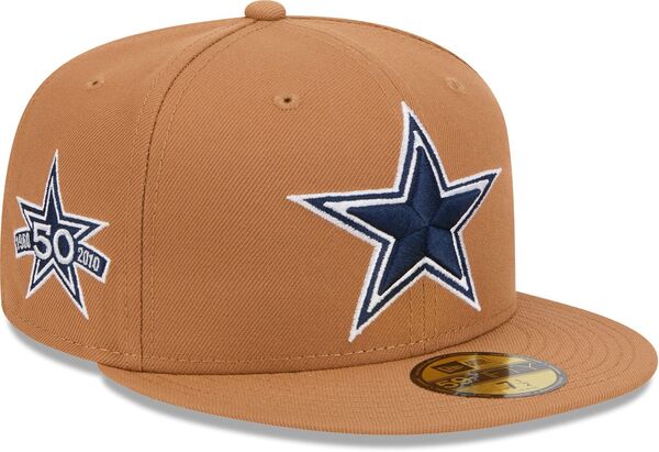 ニューエラ メンズ 帽子 アクセサリー New Era Adult Dallas Cowboys Color Pack Beige 59Fifty Fitted Hatの通販は