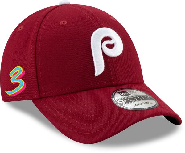 ニューエラ メンズ 帽子 アクセサリー New Era Philadelphia Phillies Bryce Harper Player's Weekend Maroon 9Forty Adjustable Hatの通販は