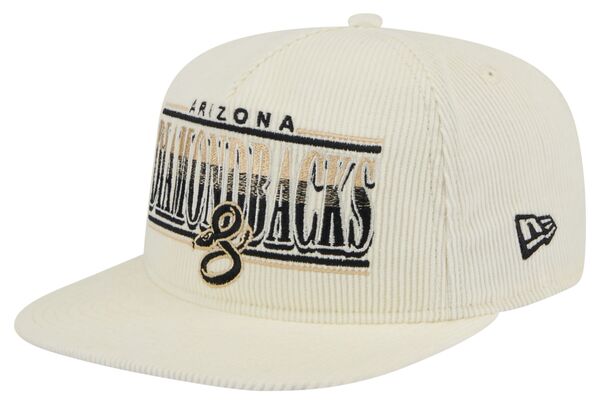 ニューエラ メンズ 帽子 アクセサリー New Era Adult Arizona Diamondbacks White Throwback Golfer Hatの通販は