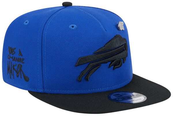ニューエラ メンズ 帽子 アクセサリー New Era Adult Buffalo Bills Inspire Change 2024 Blue 9Fifty A-Frame Adjustable Hat
