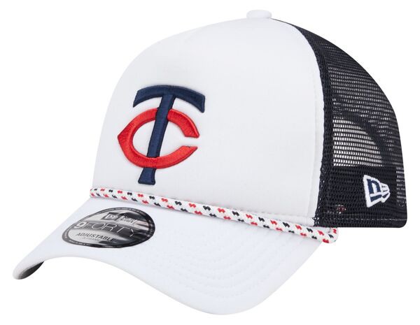 ニューエラ メンズ 帽子 アクセサリー New Era Adult Minnesota Twins White 9Forty Court Trucker Adjustable Hatの通販は 14,480円