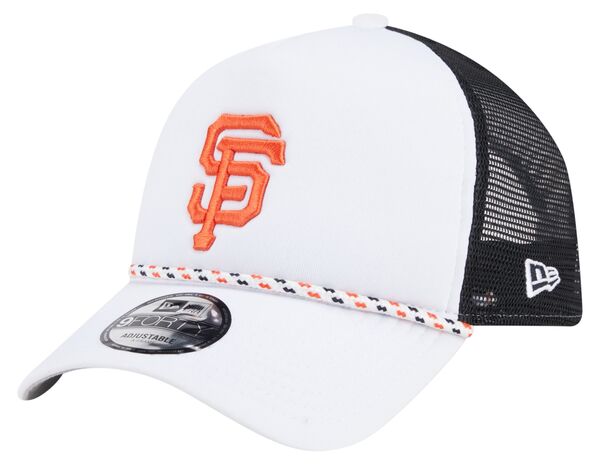 ニューエラ レディース 帽子 アクセサリー New Era Adult San Francisco Giants White 9Forty Court Trucker Adjustable Hatの通販は