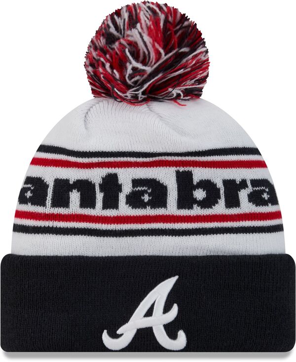 ニューエラ メンズ 帽子 アクセサリー New Era Adult Atlanta Braves Navy Banded Cuff Knit Hatの通販は 6,508円