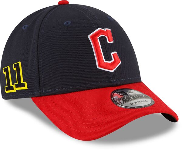 ニューエラ レディース 帽子 アクセサリー New Era Cleveland Guardians Jose Ramirez Player's Weekend Navy 9Forty Adjustable Hatの通販は