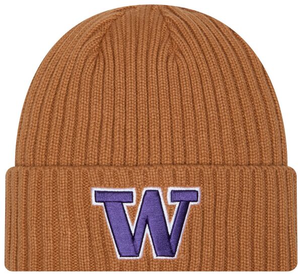 ニューエラ メンズ 帽子 アクセサリー New Era Men's Washington Huskies Bronze Knit Beanieの通販は