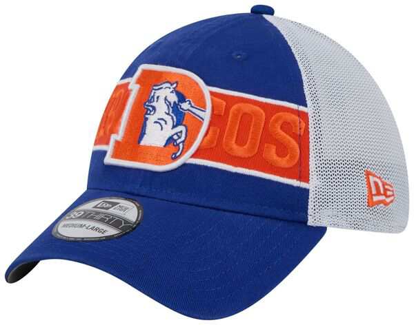 ニューエラ メンズ 帽子 アクセサリー New Era Adult Denver Broncos Banded Team Team Color 39Thirty Stretch Fit Hatの通販は