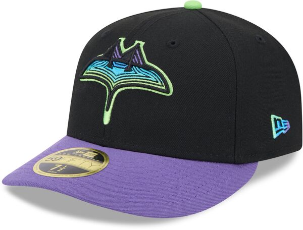 ニューエラ メンズ 帽子 アクセサリー New Era Men's Tampa Bay Rays 2024 City Connect Low Profile 59Fifty Fitted Hat 12,074円