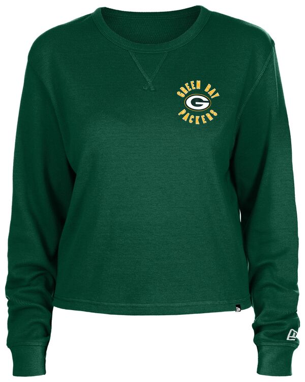 ニューエラ レディース Tシャツ トップス New Era Women's Green Bay Packers Thermal Dark Green Long Sleeve T-Shirtの通販は 8,266円