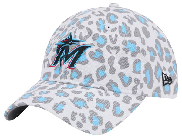 ニューエラ レディース 帽子 アクセサリー New Era Women's Miami Marlins White Active 9Twenty Adjustable Hatの通販は 5,480円