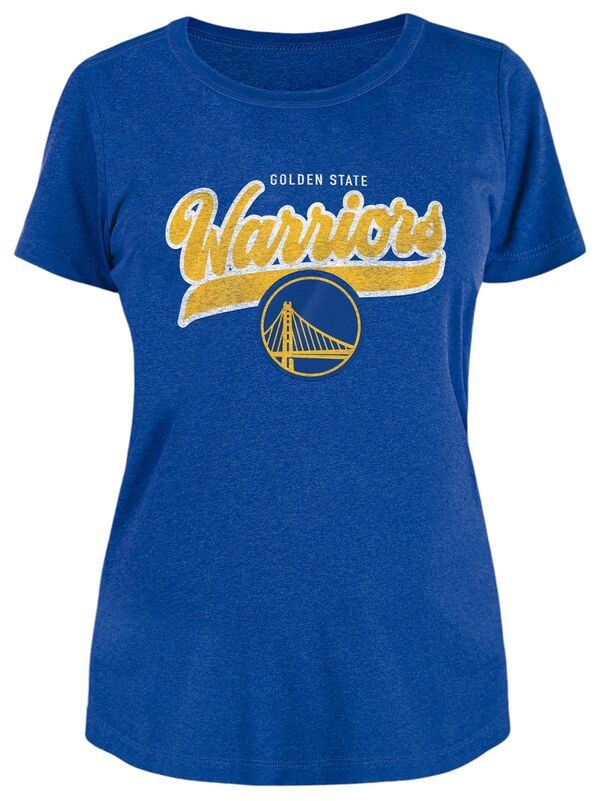 ニューエラ レディース Tシャツ トップス New Era Women's Golden State Warriors Script T-Shirtの通販は