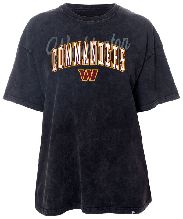 ニューエラ レディース Tシャツ トップス New Era Women's Washington Commanders Wash Oversized Black T-Shirtの通販は