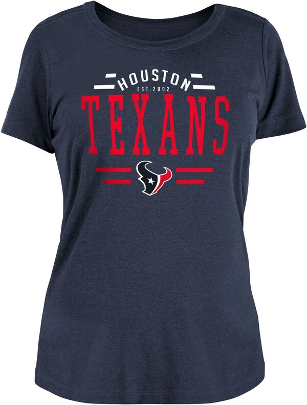 ニューエラ レディース Tシャツ トップス New Era Women's Houston Texans Navy T-Shirtの通販は