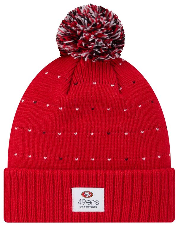 ニューエラ レディース 帽子 アクセサリー New Era Women's San Francisco 49ers Heart Knit Beanieの通販は 6,142円
