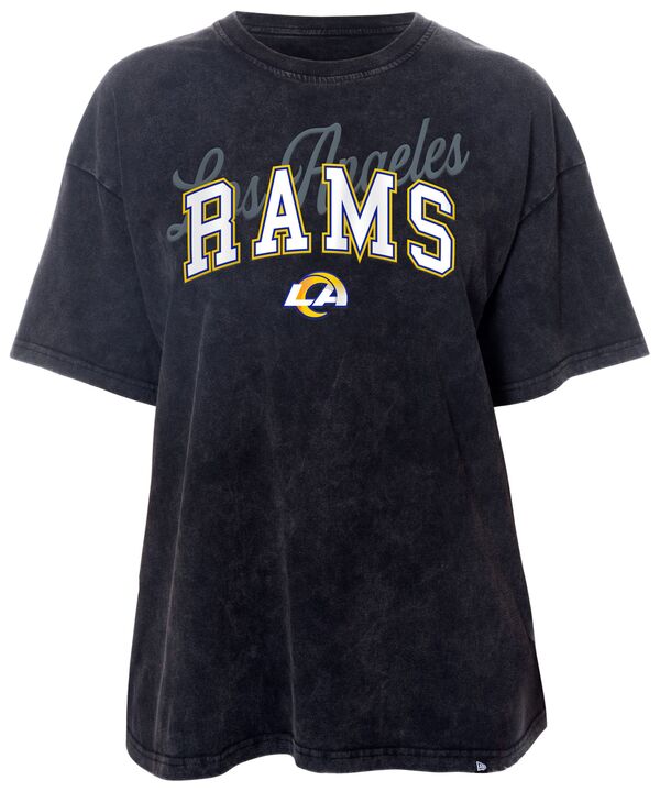 ニューエラ レディース Tシャツ トップス New Era Women's Los Angeles Rams Wash Oversized Black T-Shirtの通販は