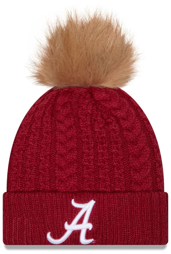 ニューエラ レディース 帽子 アクセサリー New Era Women's Alabama Crimson Tide Crimson Luxury Knit Hat