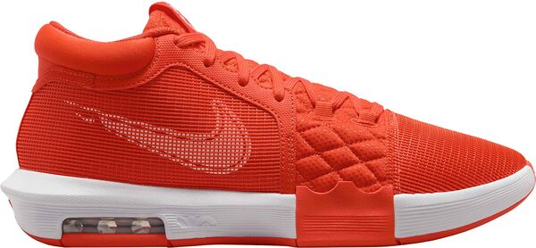 ナイキ レディース スニーカー シューズ Nike LeBron Witness 8 Basketball Shoes Team Orange/Whiteの通販は