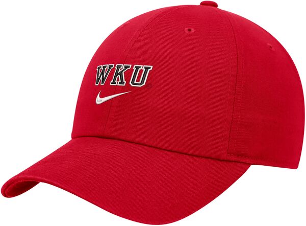 ナイキ メンズ 帽子 アクセサリー Nike Men's Western Kentucky Hilltoppers Red Heritage86 Arch Club Adjustable Hatの通販は 7,650円