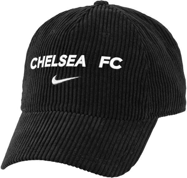 ナイキ メンズ 帽子 アクセサリー Nike Adult Chelsea FC 2024 Team Logo Blackout Adjustable Hatの通販は