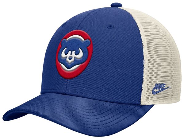 ナイキ メンズ 帽子 アクセサリー Nike Adult Chicago Cubs Blue Cooperstown Club Adjustable Trucker Hatの通販は