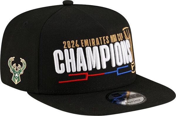 ニューエラ レディース 帽子 アクセサリー New Era Adult 2024 NBA Cup Champions Milwaukee Bucks 9Fifty Hatの通販は
