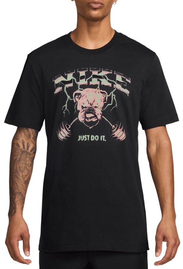 ナイキ レディース Tシャツ トップス Nike Men's Summit Fitness T-Shirt Blackの通販は