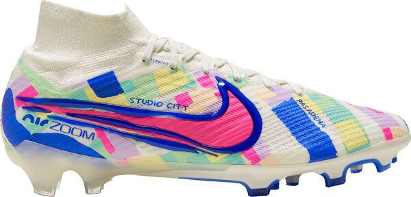 ナイキ メンズ スニーカー シューズ Nike Zoom Mercurial Superfly 9 Elite SE FG Soccer Cleats White/Blue