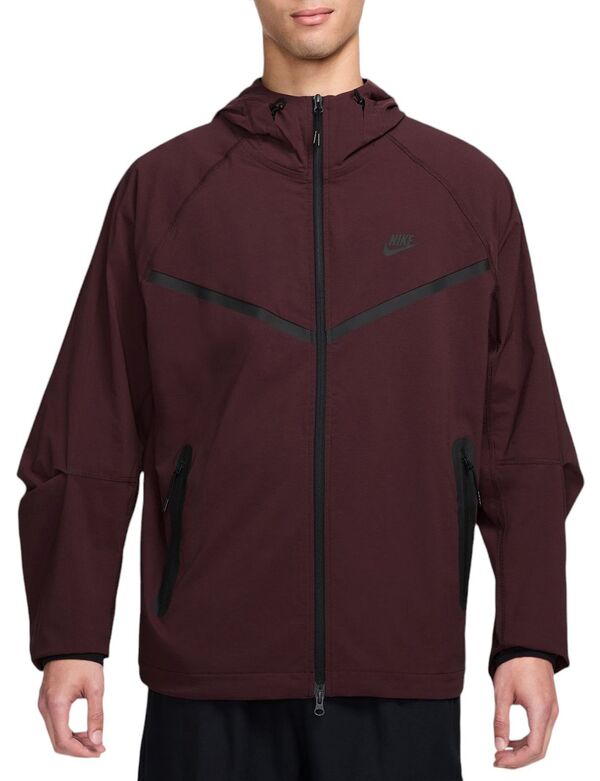 NIKE ナイキ リバーシブル ジャケット 赤✖黒 刺繍ロゴ サイズS 男女