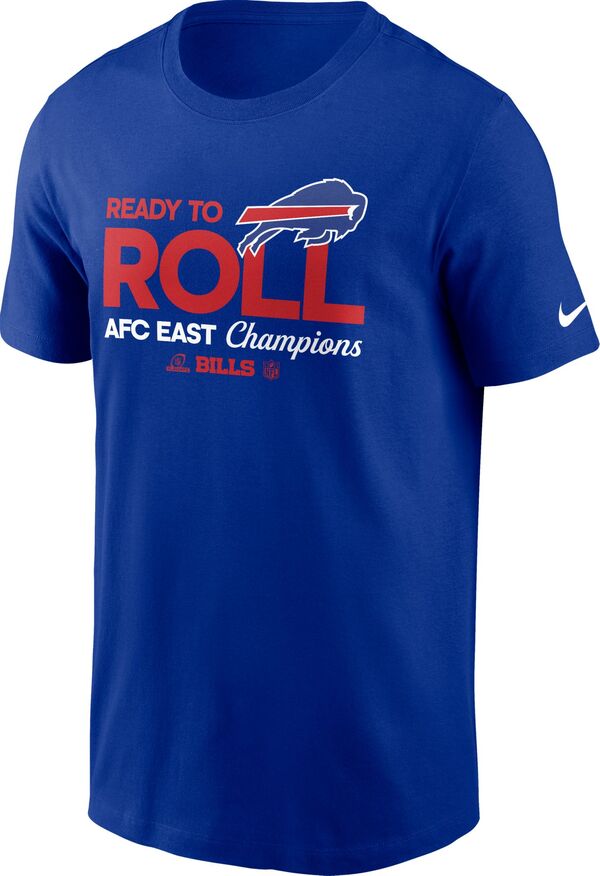 ナイキ メンズ Tシャツ トップス Nike Men's Buffalo Bills 2024-2025 AFC East Division Champions Royal Locker Room T-Shirtの通販は 10,514円