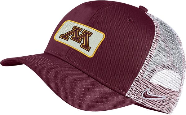 ナイキ メンズ 帽子 アクセサリー Nike Men's Minnesota Golden Gophers Maroon Classic99 Adjustable Trucker Hatの通販は