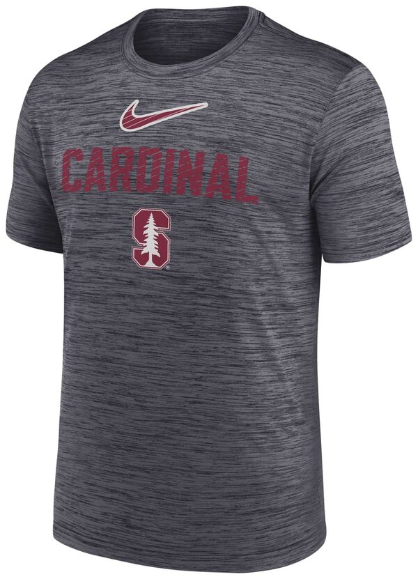 ナイキ メンズ Tシャツ トップス Nike Men's Stanford Cardinal Black Dri-FIT Velocity T-Shirtの通販は 9,975円