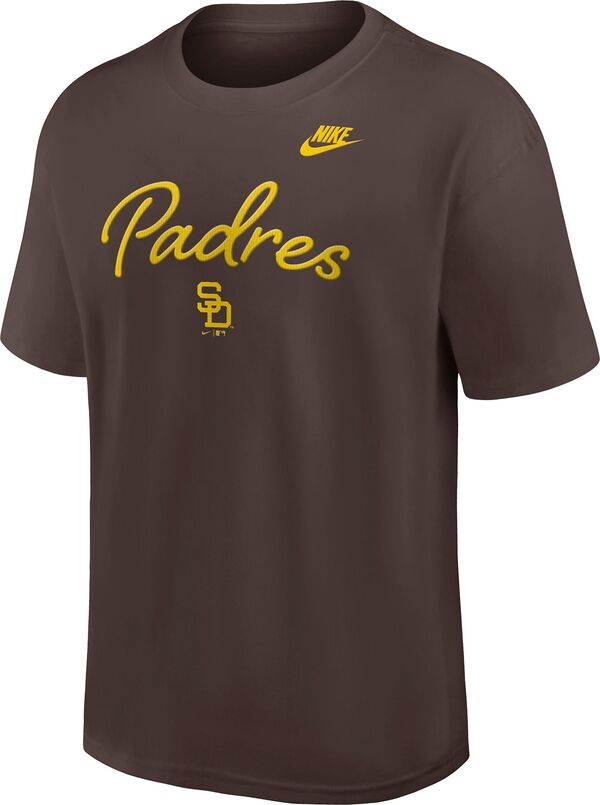 ナイキ メンズ Tシャツ トップス Nike Men's San Diego Padres Brown Cooperstown Max90 T-Shirt