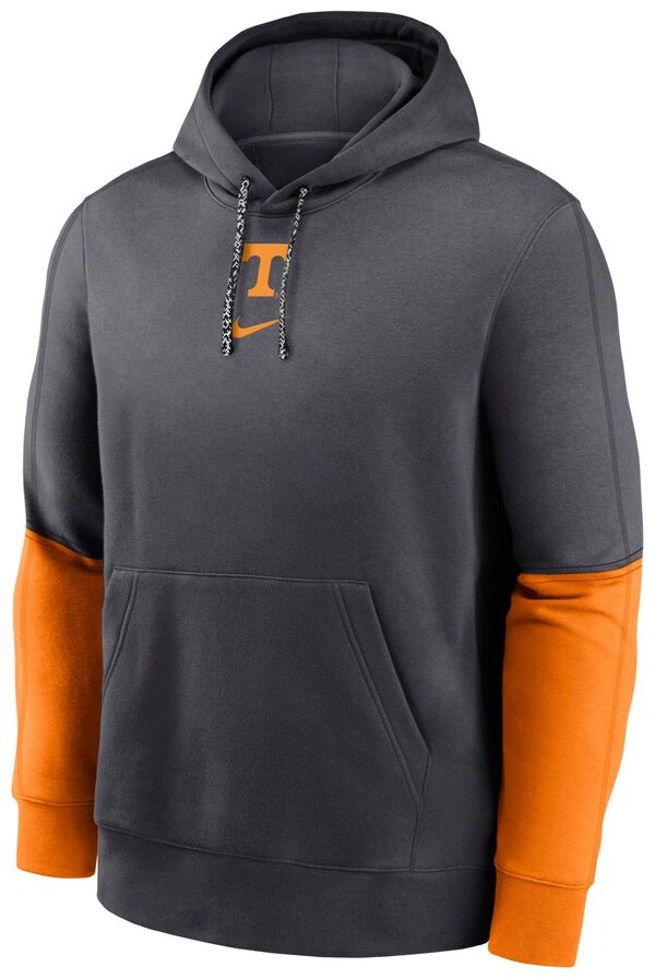 ナイキ メンズ ポロシャツ トップス Nike Men's Tennessee Volunteers Grey Club Fleece Team Issue Sideline Player Pullover Hoodieの通販は