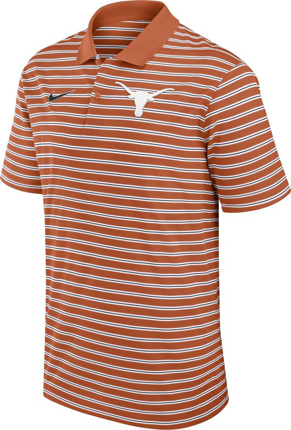 ナイキ メンズ ポロシャツ トップス Nike Men's Texas Longhorns Burnt Orange Dri-FIT Victory Striped Poloの通販は