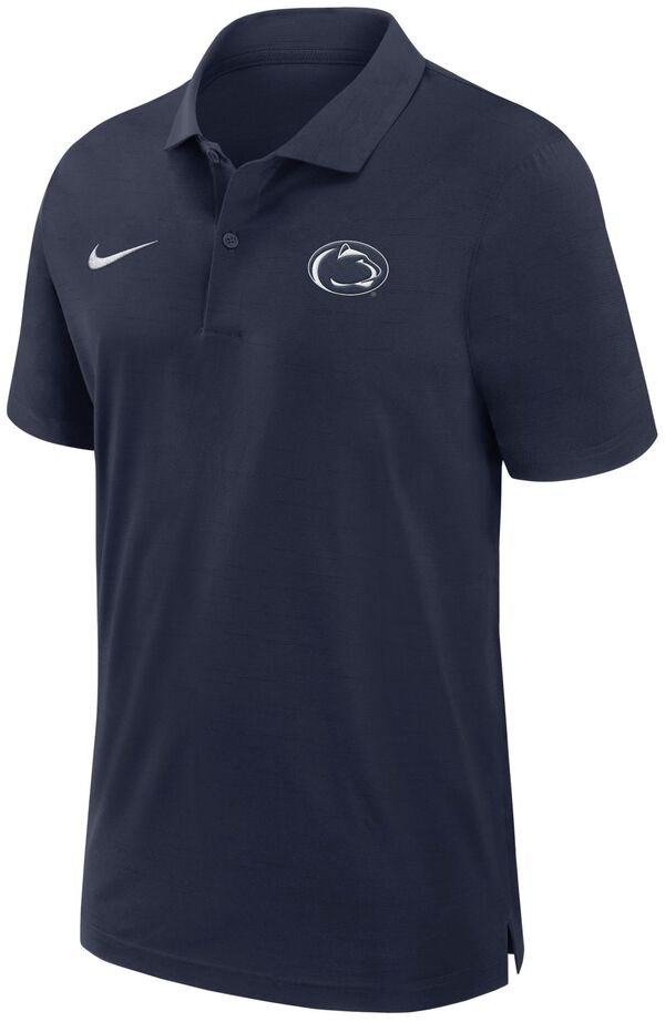 ナイキ メンズ ポロシャツ トップス Nike Men's Penn State Nittany Lions Navy Dri-FIT Woven Poloの通販は