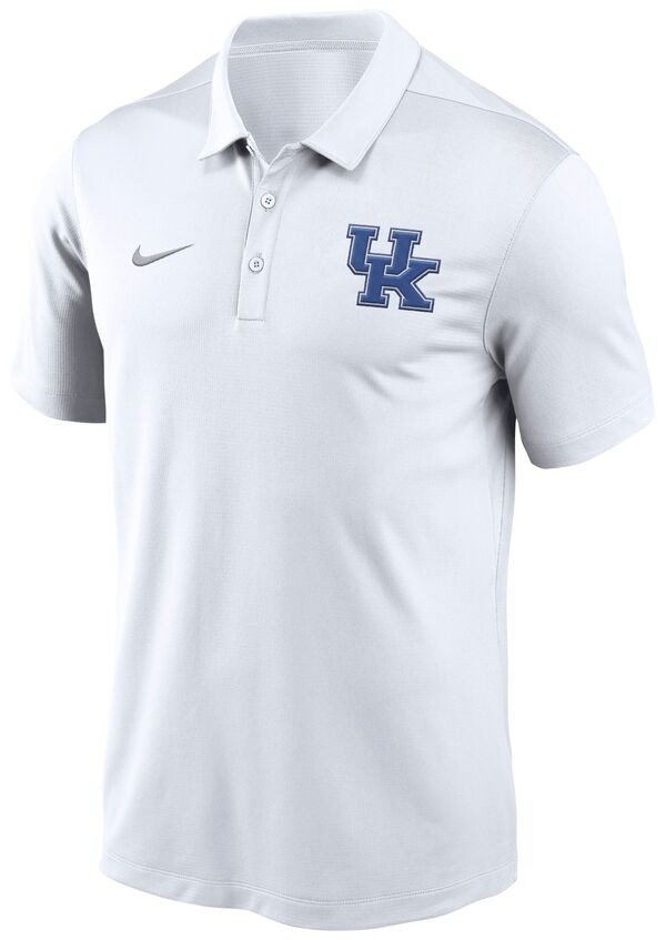 ナイキ メンズ ポロシャツ トップス Nike Men's Kentucky Wildcats White Dri-FIT Franchise Poloの通販は