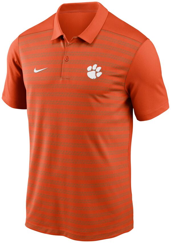 ナイキ メンズ ポロシャツ トップス Nike Men's Clemson Tigers Orange Dri-FIT Victory Poloの通販は