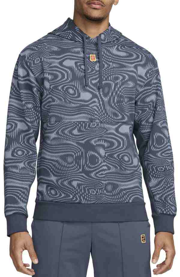 ナイキ メンズ パーカー・スウェット アウター Nike Men's Court Heritage Dri-FIT Tennis Hoodie Thunder Blue/Thunder Blueの通販は