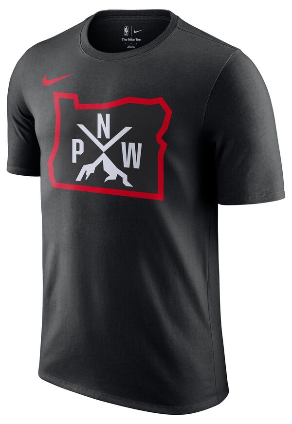 ナイキ メンズ Tシャツ トップス Nike Adult 2024-25 City Edition Portland Trail Blazers Logo T-Shirtの通販は