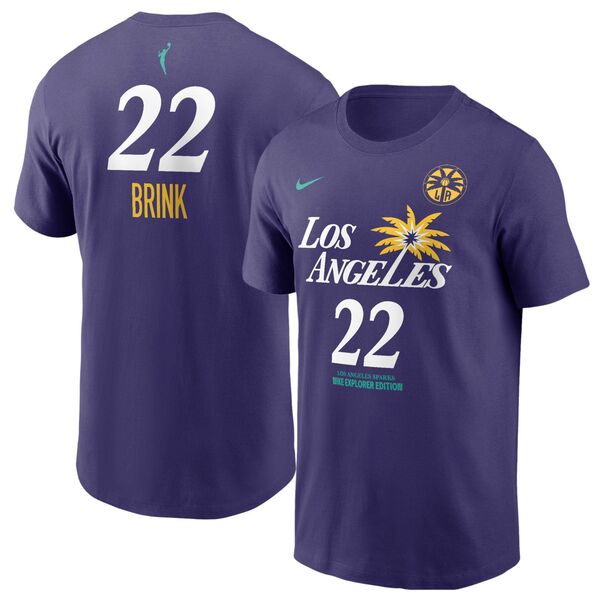 ナイキ メンズ Tシャツ トップス Nike Adult Los Anglees Sparks Cameron Brink #22 Explorer T-Shirtの通販は