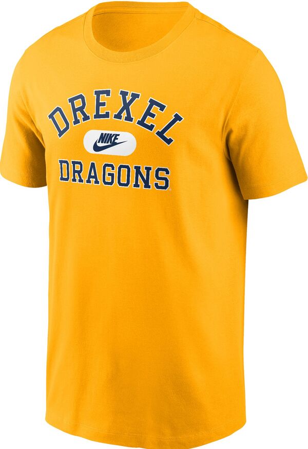 ナイキ メンズ Tシャツ トップス Nike Men's Drexel Dragons Gold Core Cotton Logo T-Shirtの通販は 7,906円