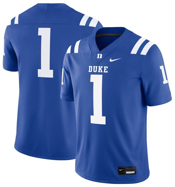 ナイキ メンズ パーカー・スウェット アウター Nike Men's Duke Blue Devils #1 Duke Blue Dri-FIT Replica Football Game Jerseyの通販は 28,350円