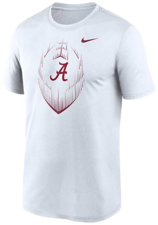 ナイキ メンズ Tシャツ トップス Nike Men's Alabama Crimson Tide White Dri-FIT Legend Icon T-Shirtの通販は