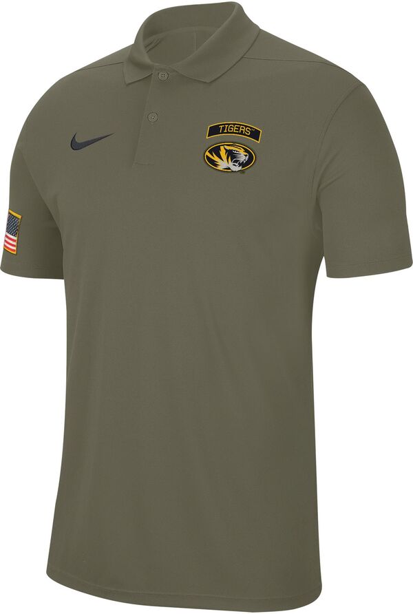 ナイキ メンズ ポロシャツ トップス Nike Men's Missouri Tigers Olive Dri-FIT Military Appreciation Tour Poloの通販は