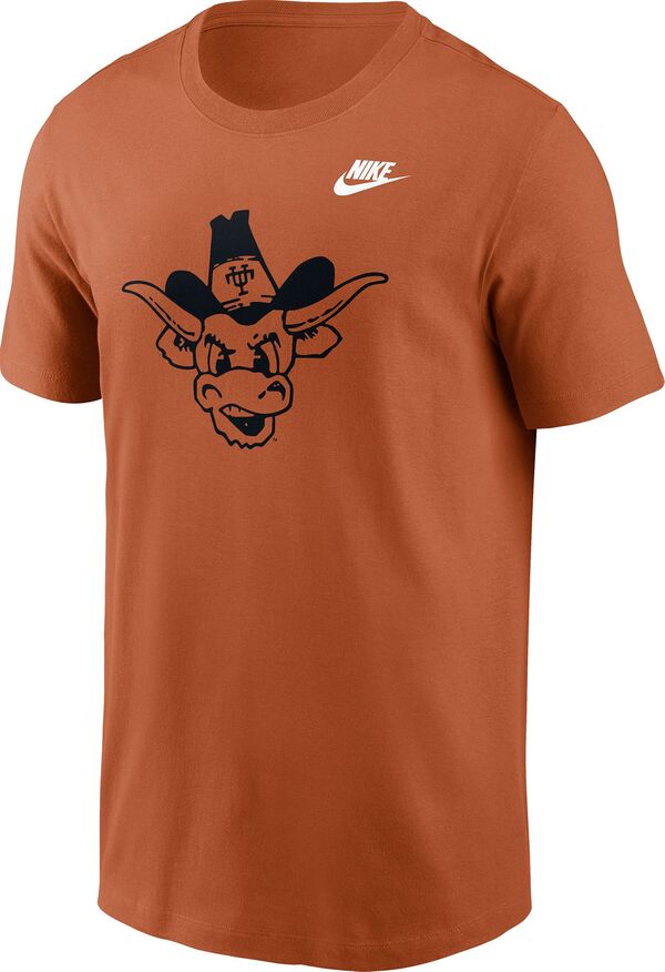 ナイキ メンズ Tシャツ トップス Nike Men's Texas Longhorns Burnt Orange Football Alternate Logo T-Shirtの通販は