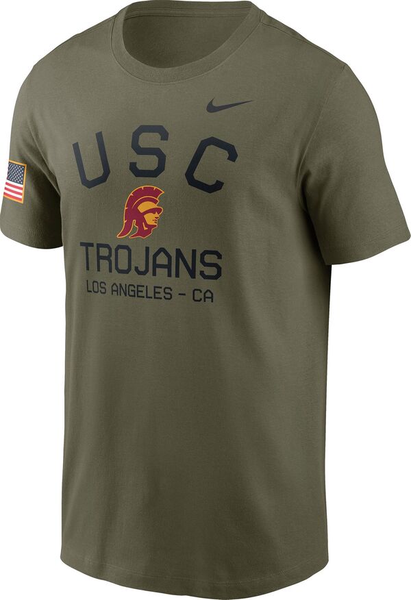 ナイキ メンズ Tシャツ トップス Nike Men's USC Trojans Olive Military Appreciation T-Shirtの通販は 7,633円